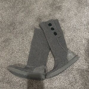 UGG Charcoal Knit Women's Boots